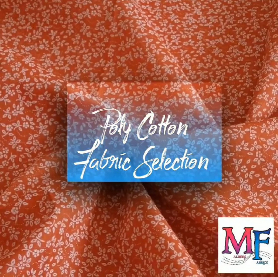 malbers fabrics ploy cotton floral