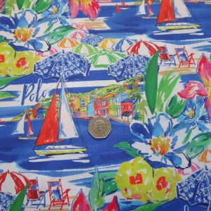 seaside cotton poplin fabric