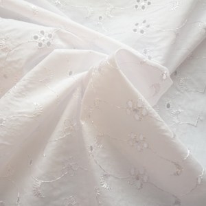 Embroidered Anglais Fabric