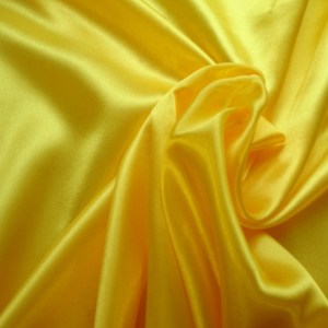 Yellow Satin fabric
